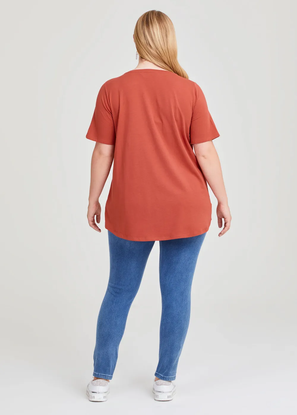 Australian Cotton V-neck T-Shirt