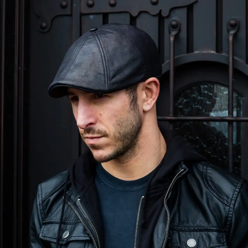 The Scrapyard Boston Scally Cap - Black
