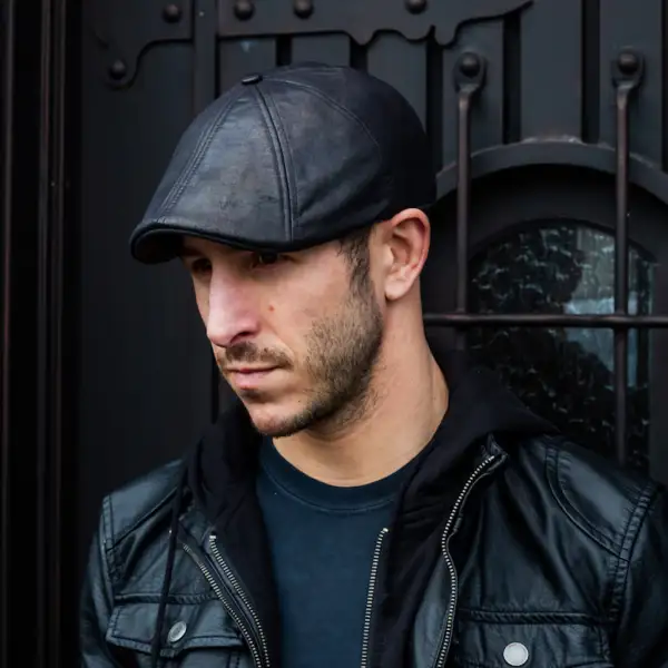 The Scrapyard Boston Scally Cap - Black