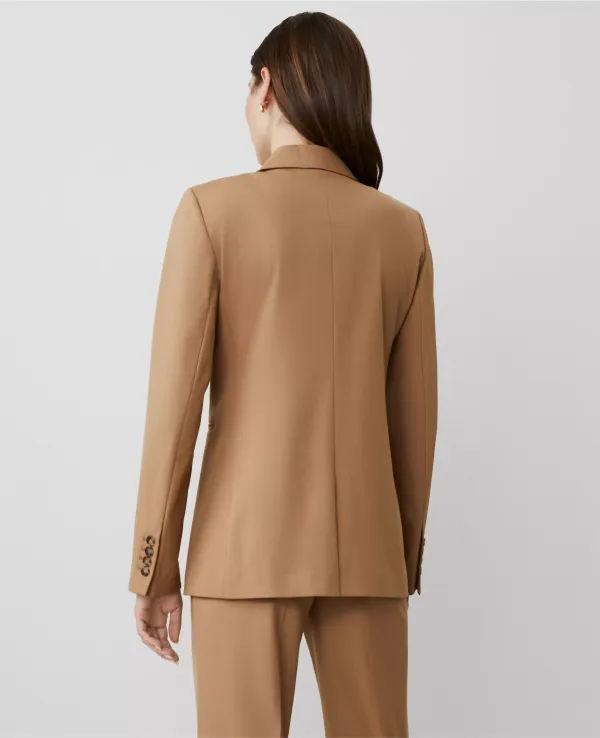 The One-Button Blazer in Seasonless Stretch