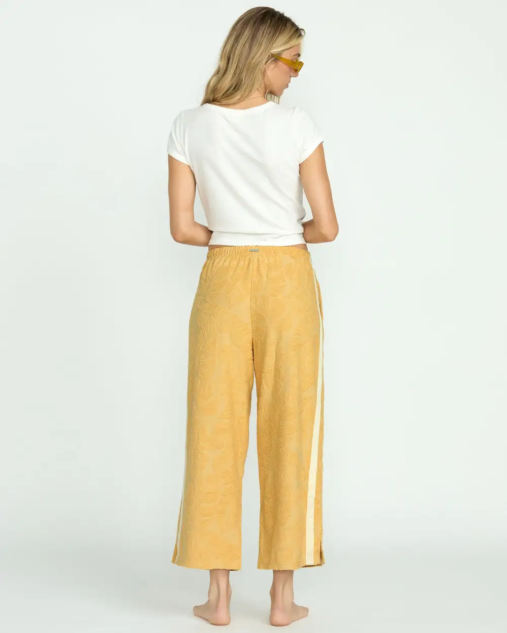 Sun Palm Terry Pants - Gold Coast