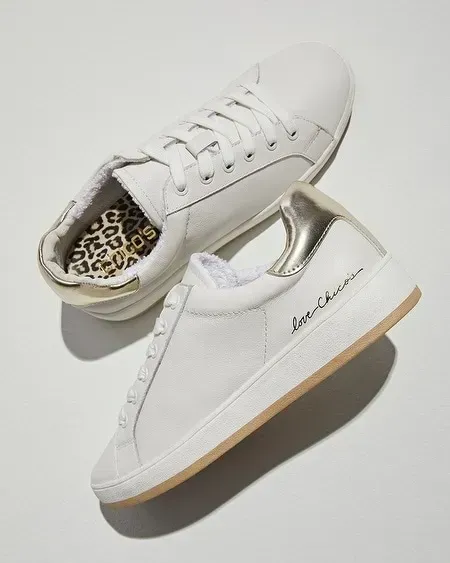 Leather Platform Sneakers
