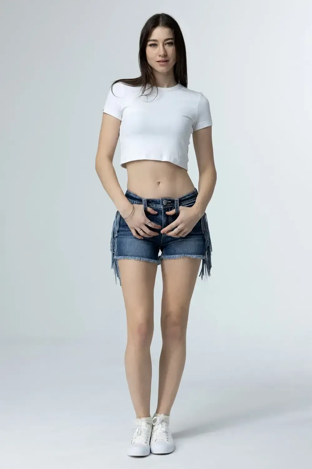Shining Fringe Shorts