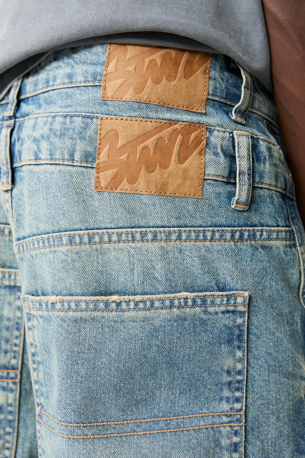 Double waist skater jeans