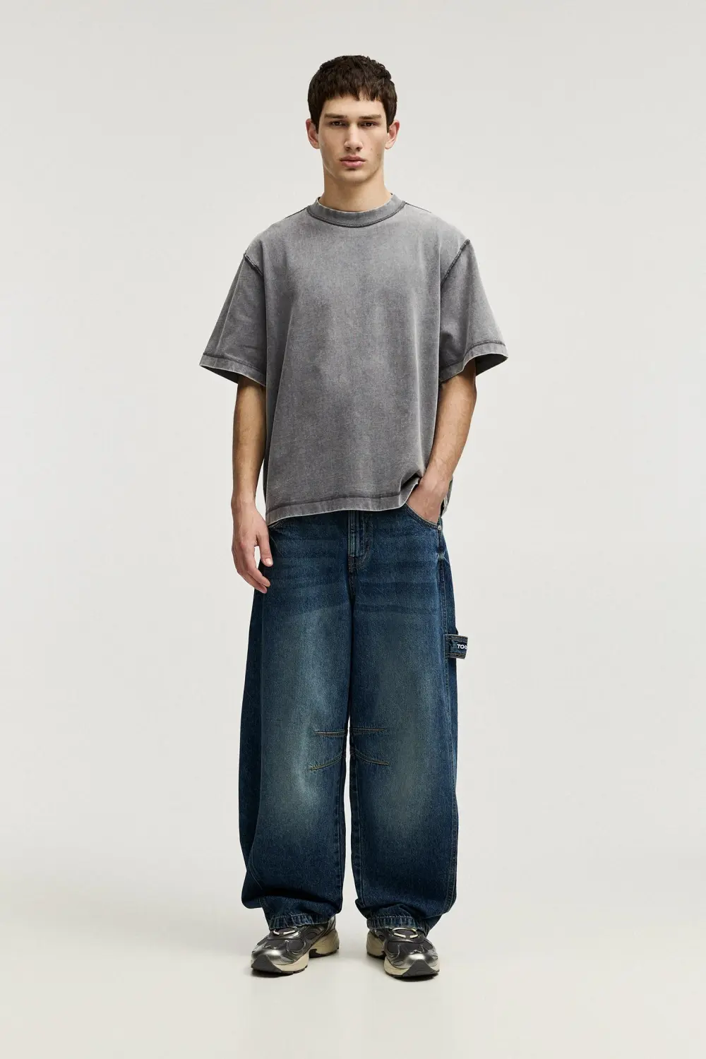 Soft-touch boxy-fit T-shirt