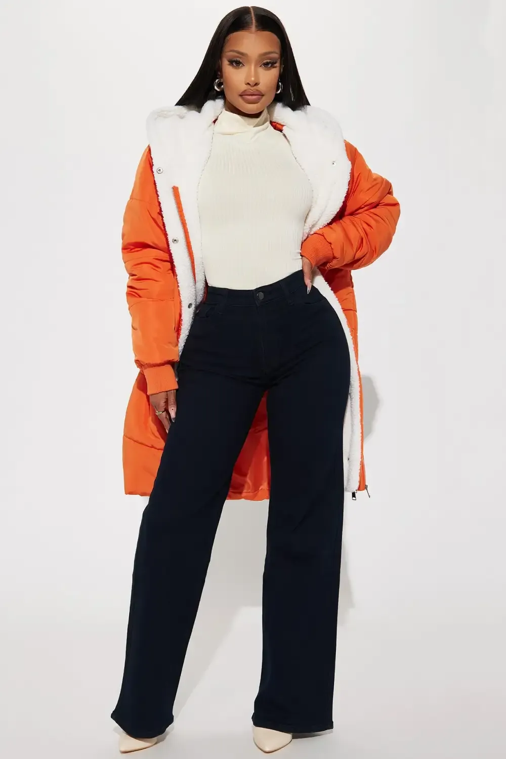 Midnight Vibes High Rise Stretch Jeans - Dark Wash