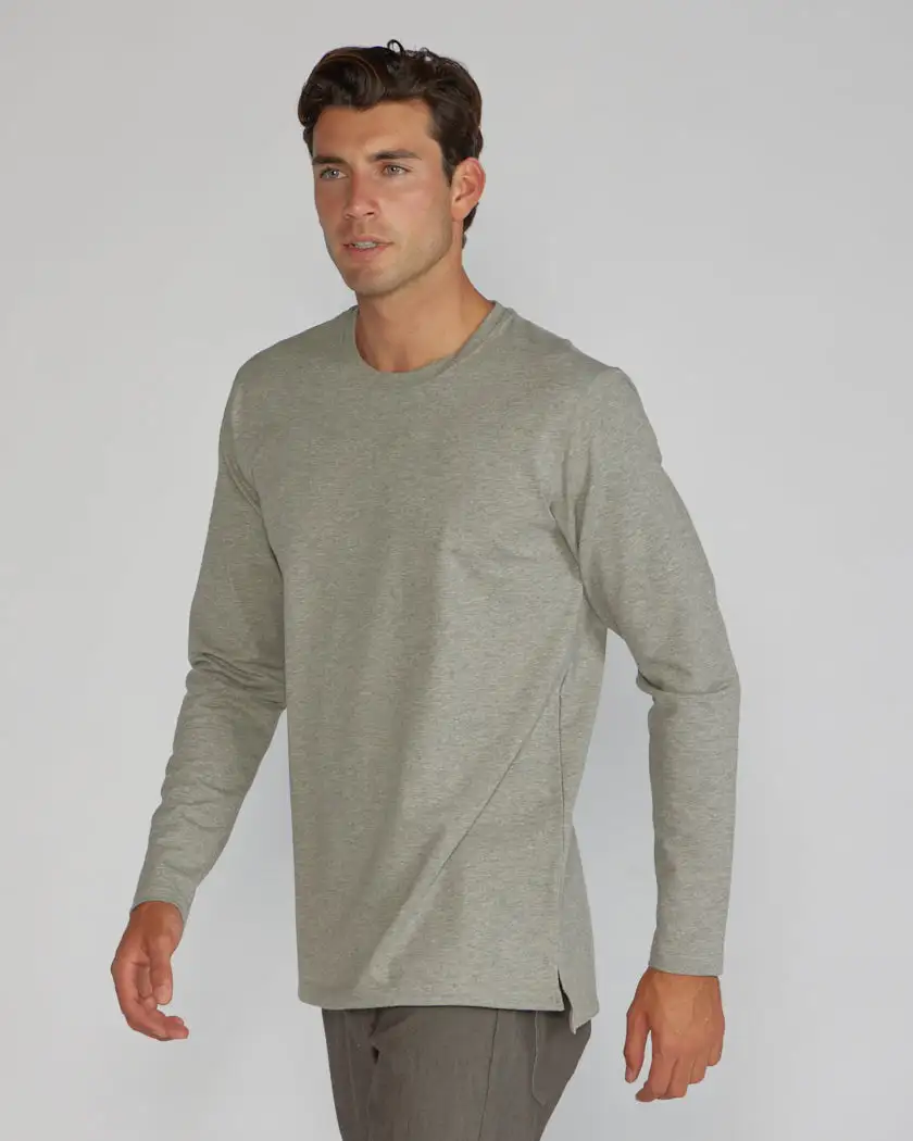 Long Sleeve: Lux Split Hem