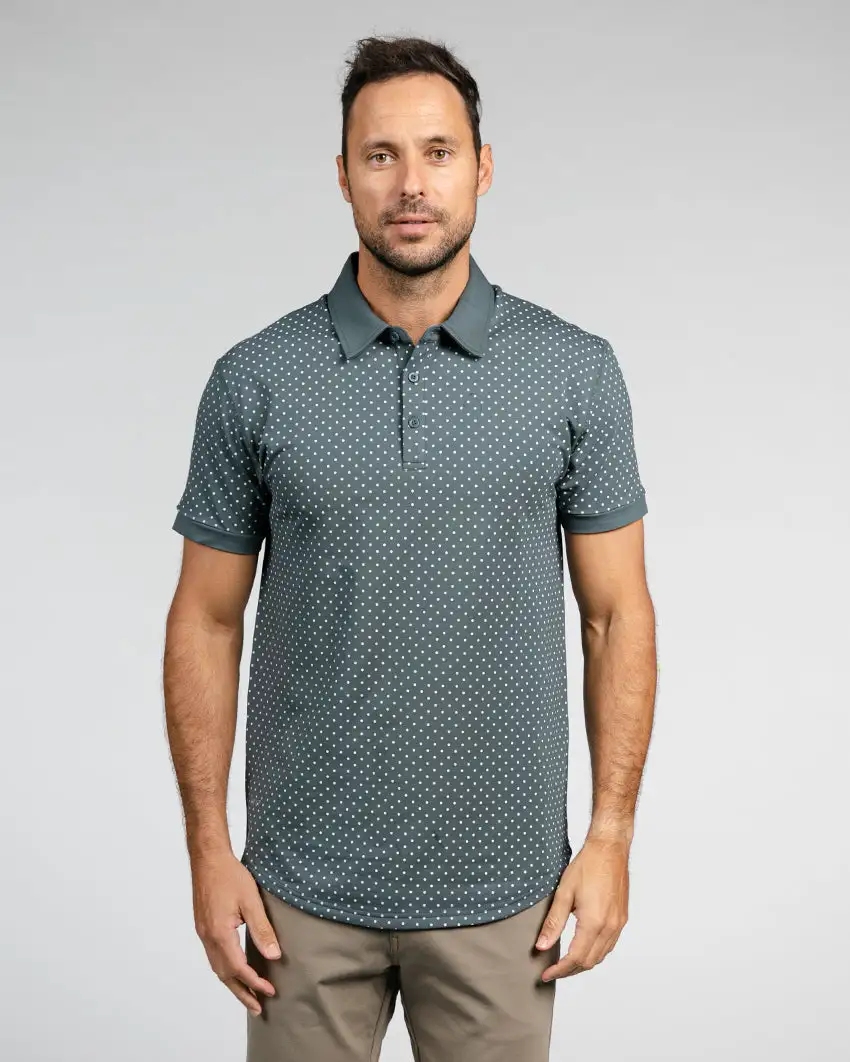 Drop-Cut: Lux Dotted Polo