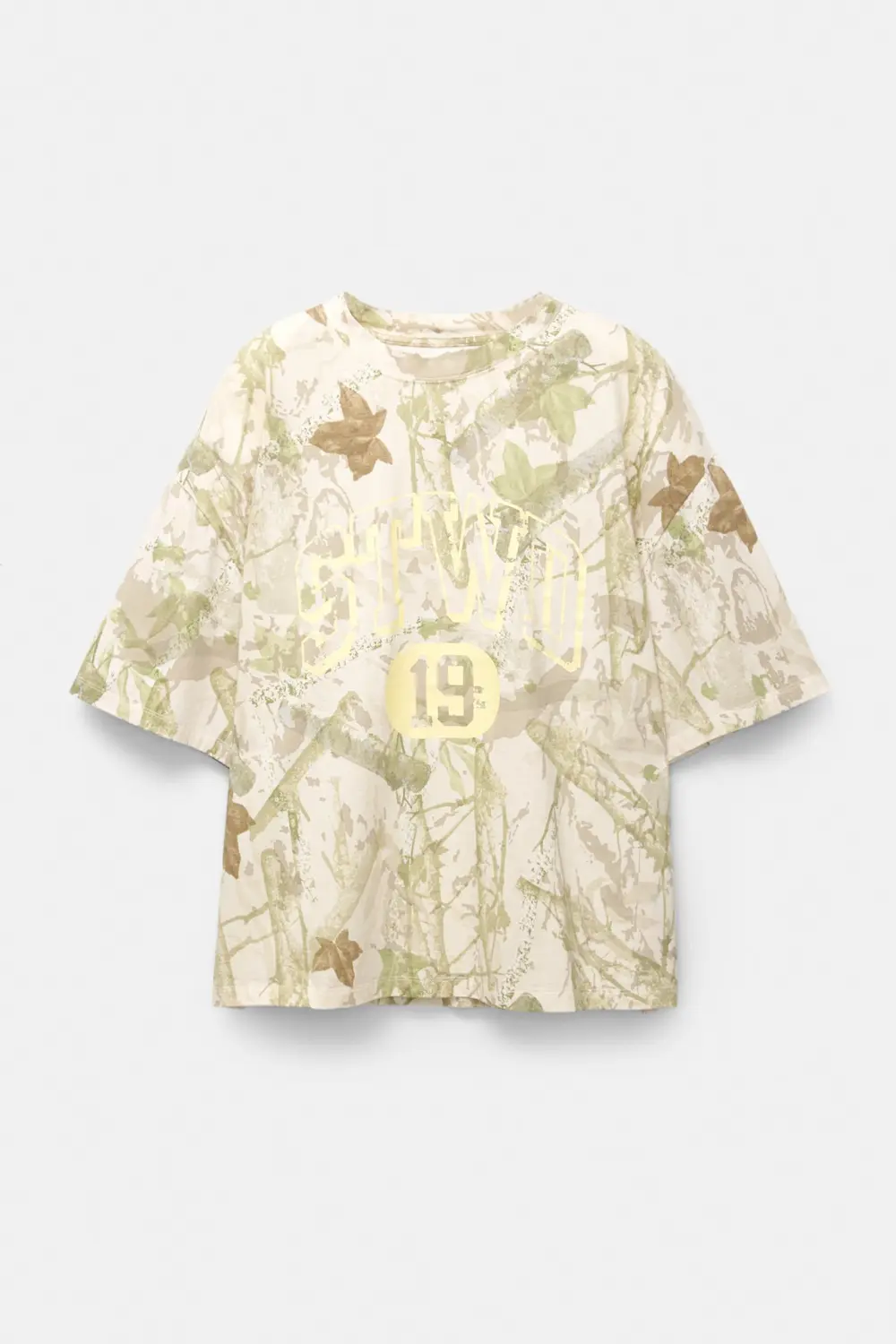 Camiseta STWD estampado hojas