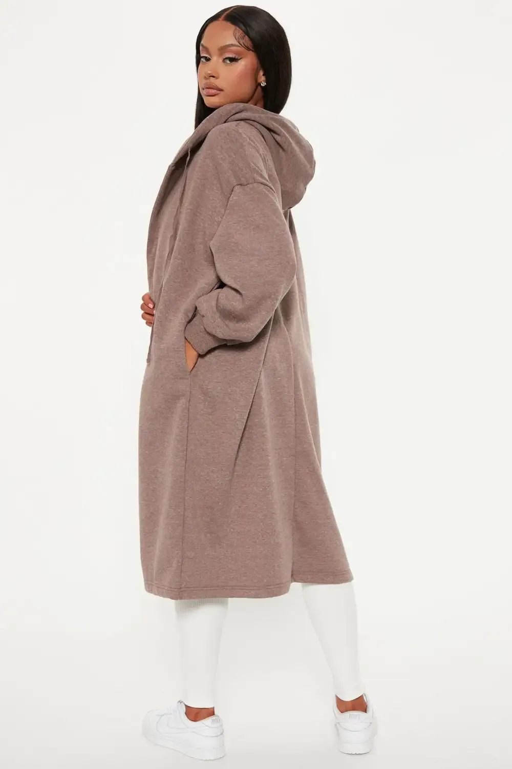 Sky Walker Long Jacket - Mocha
