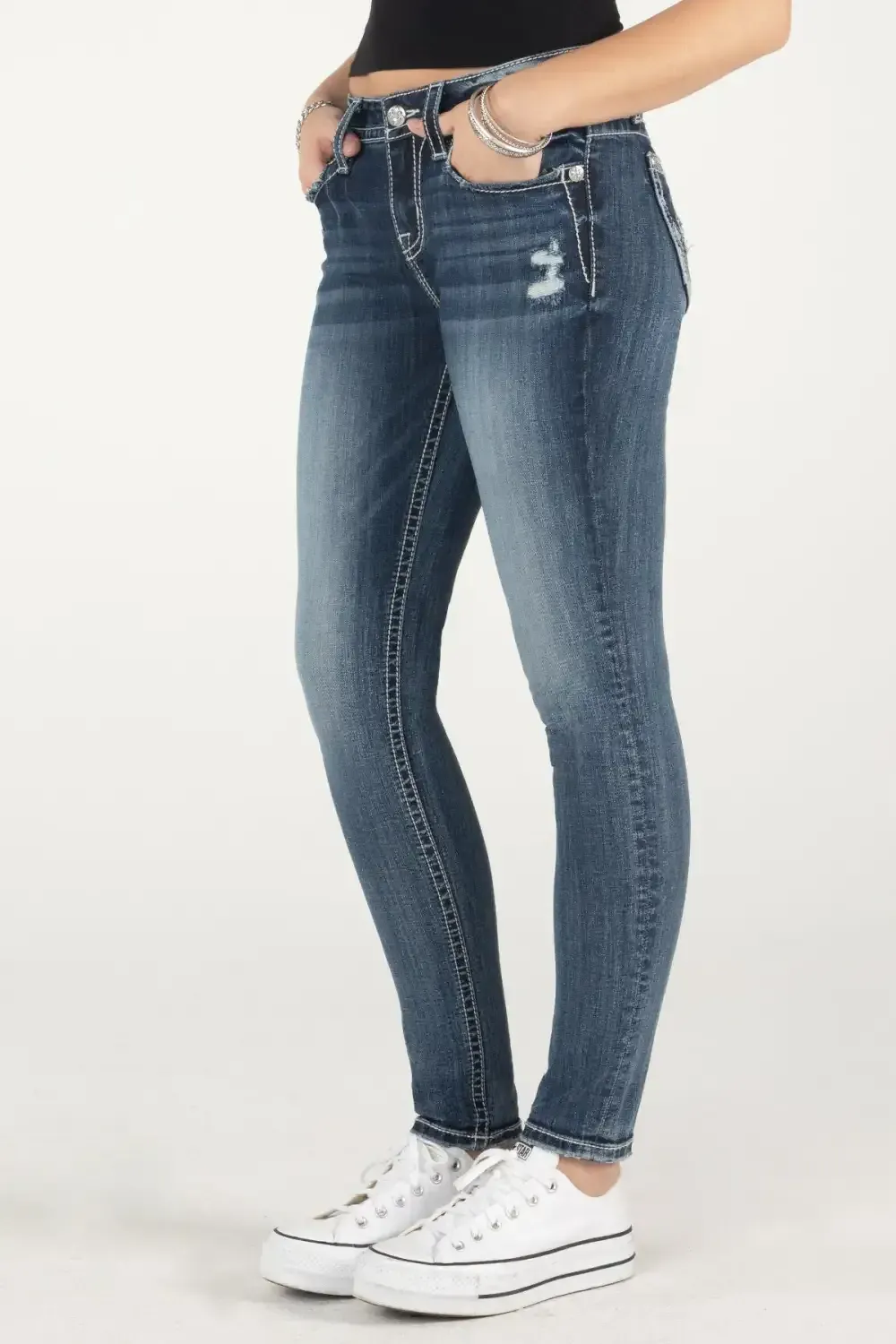 Uncovered Gem Skinny Jeans