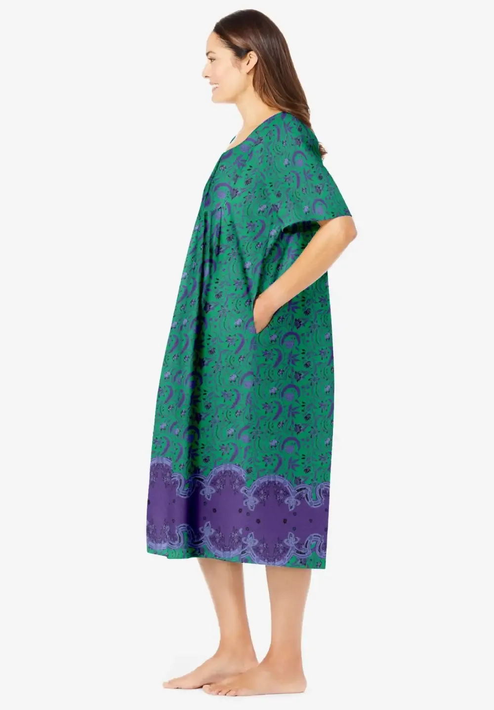 Mixed Print Short Lounger