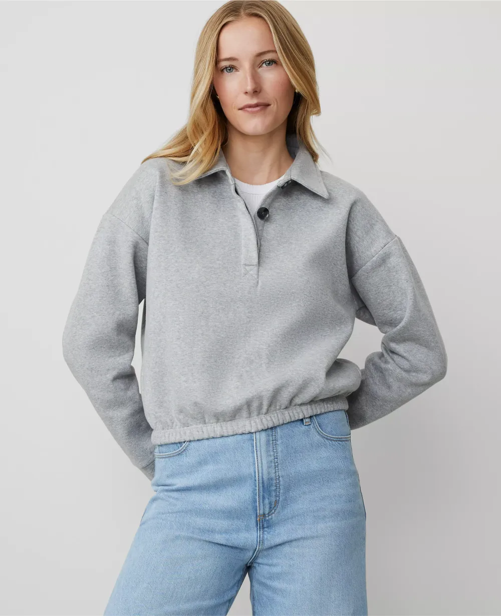 Weekend Collection Collared Sweatshirt