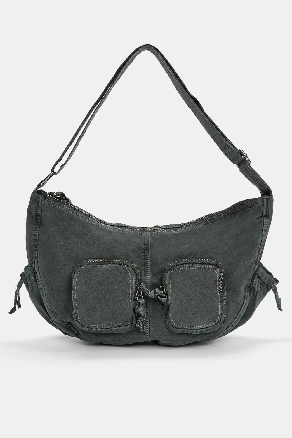 Bolso bandolera canvas bolsillos
