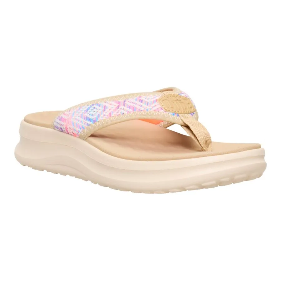 Tide Flip  - Tan/Multi 