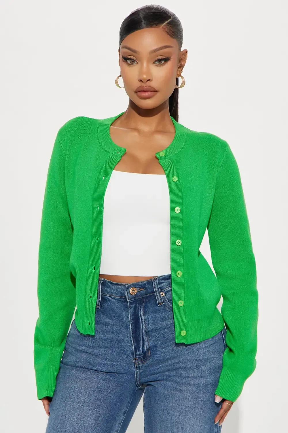 The Perfect Little Cardigan - Green