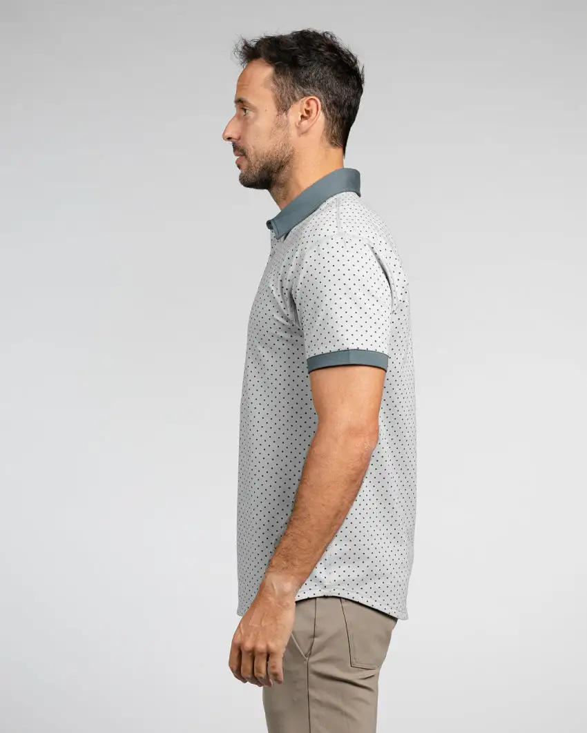 Drop-Cut: Lux Dotted Polo