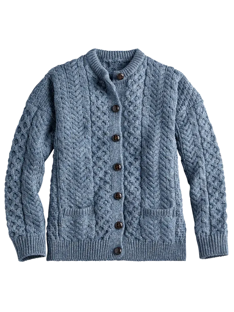Women's Irish Wool Timeless Cardigan