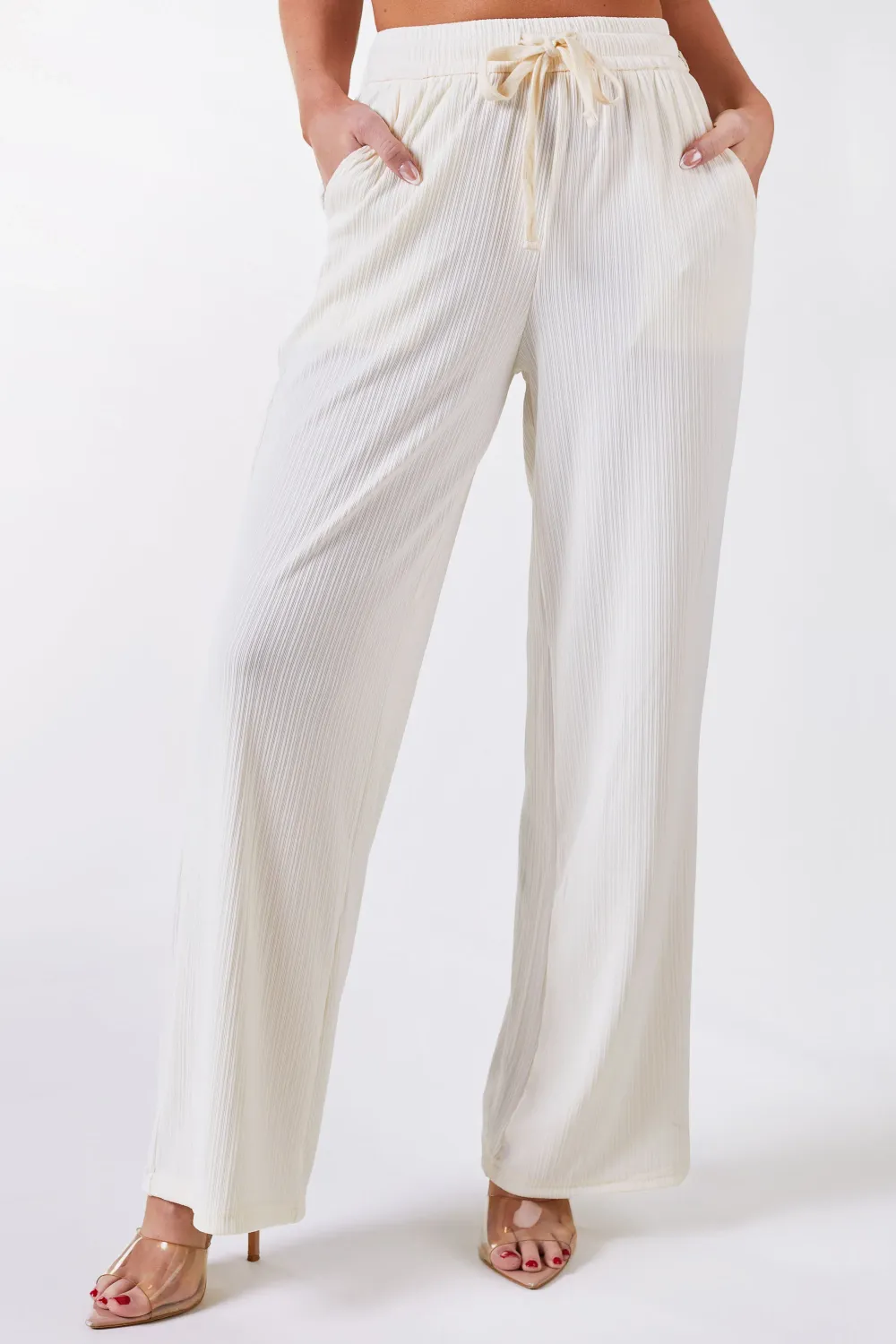 Ivory Straight Leg Pants