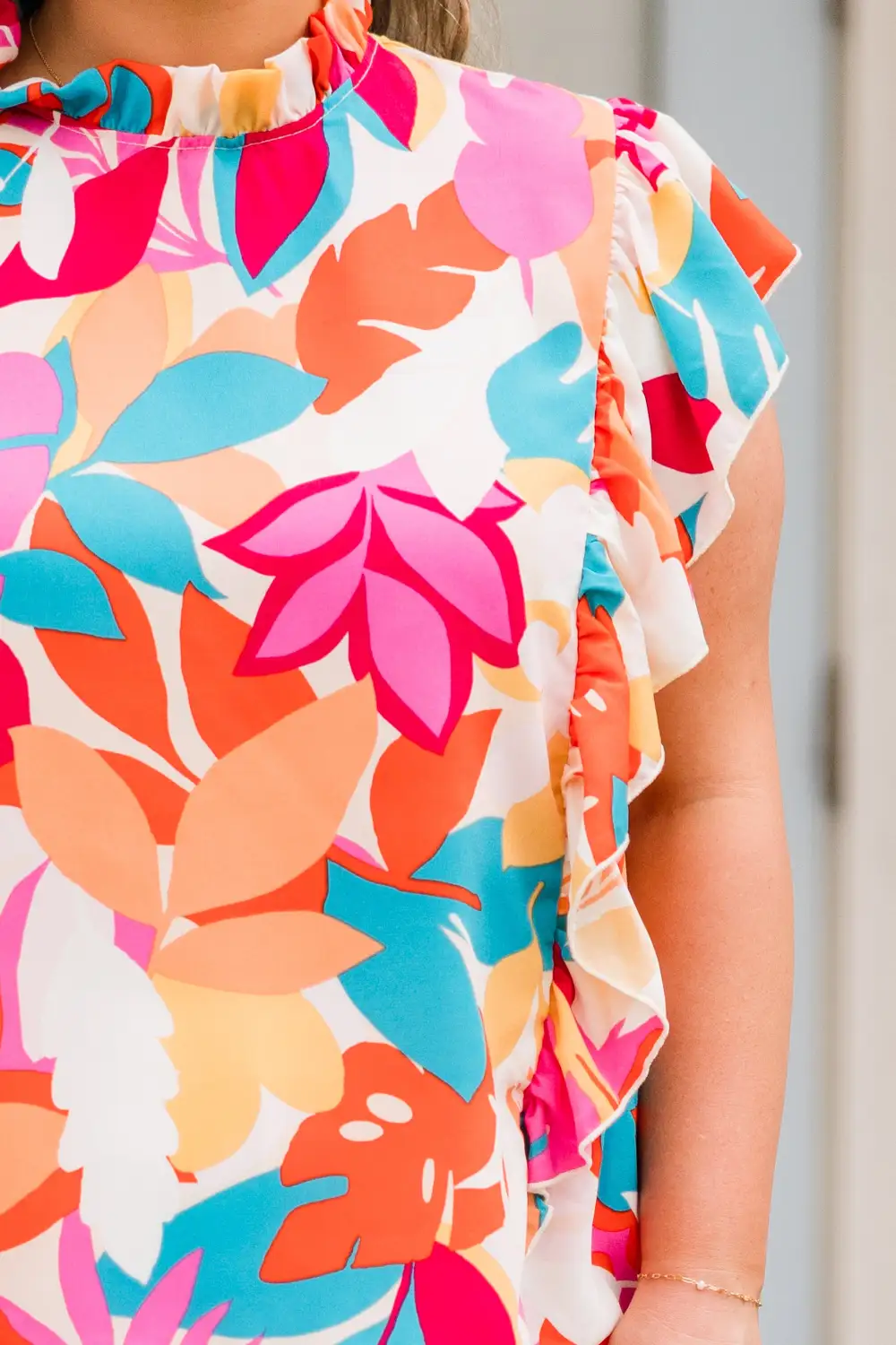 Kea Travels Top, Pink Multi