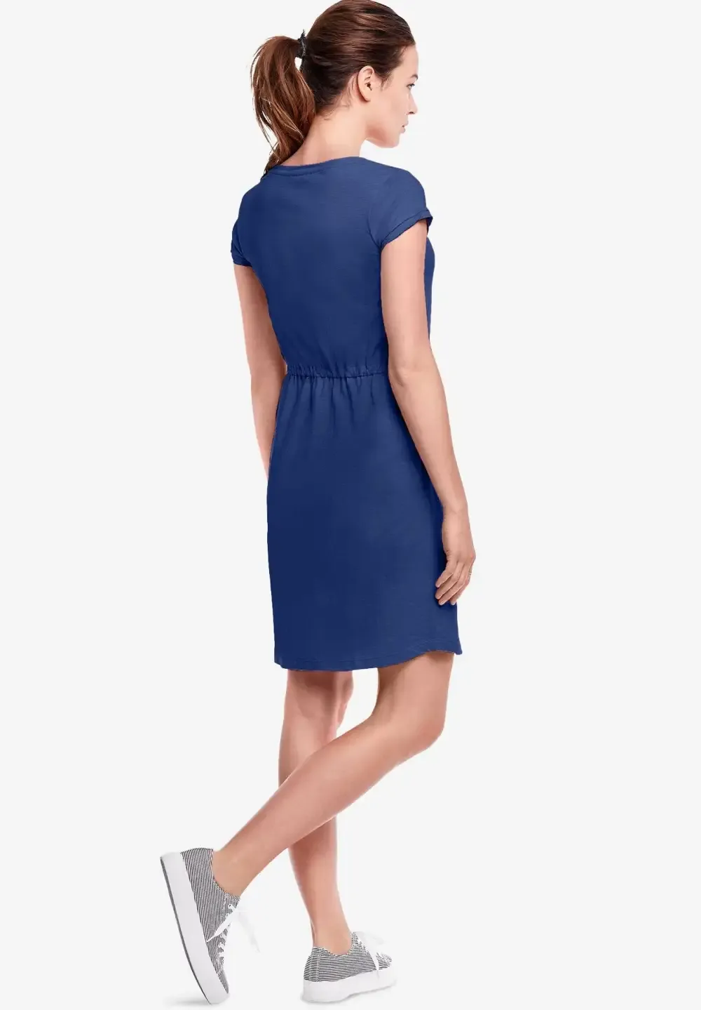 Knit Drawstring Dress