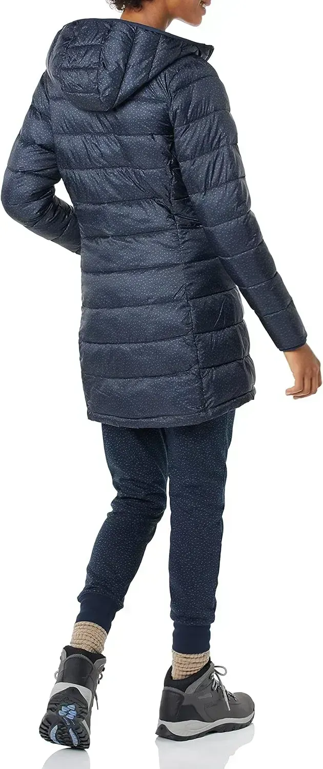 Women's Lightweight Water-Resistant Hooded Puffer Coat (Available in Plus Size)