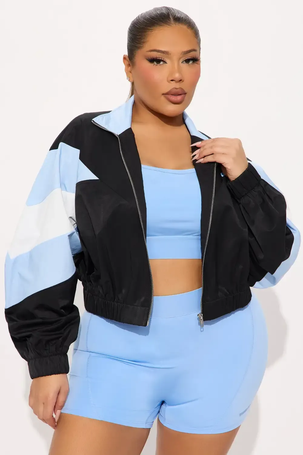 Fierce Flex Active Jacket - Black/combo