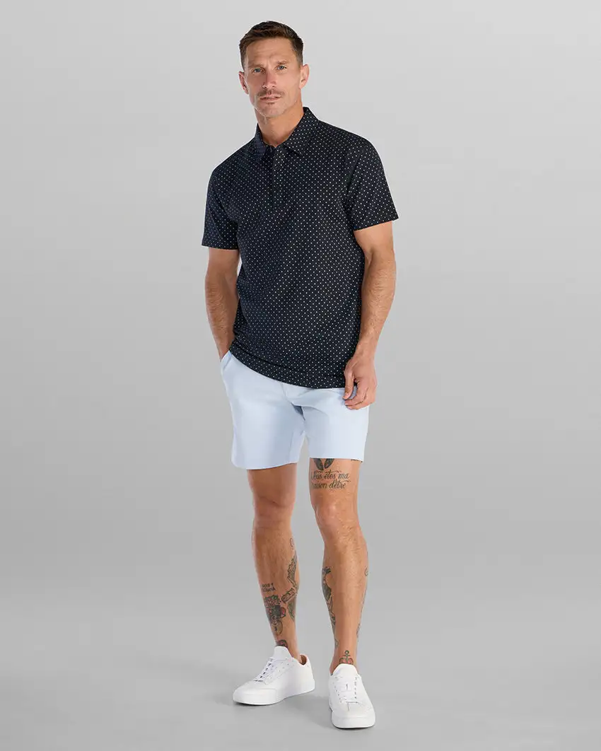 Drop-Cut: Lux Dotted Polo