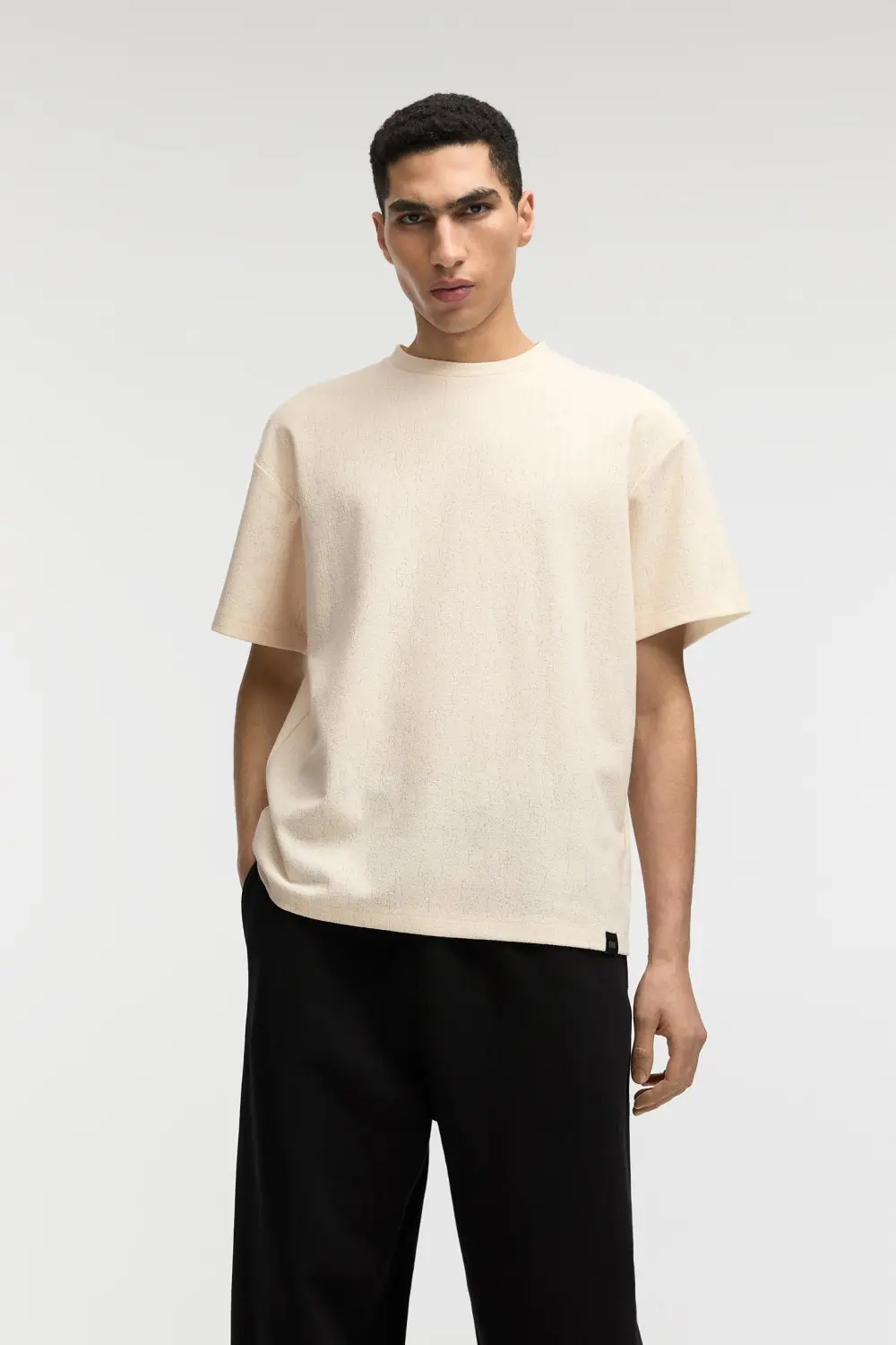 Textured T-shirt
