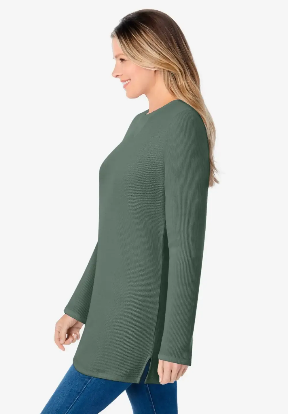 Waffle Thermal Sweatshirt