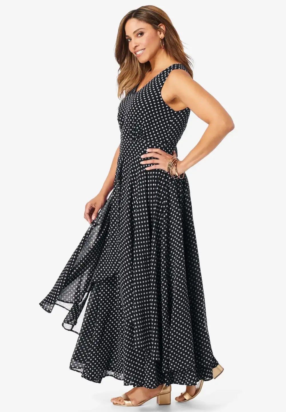 Georgette Flyaway Maxi Dress
