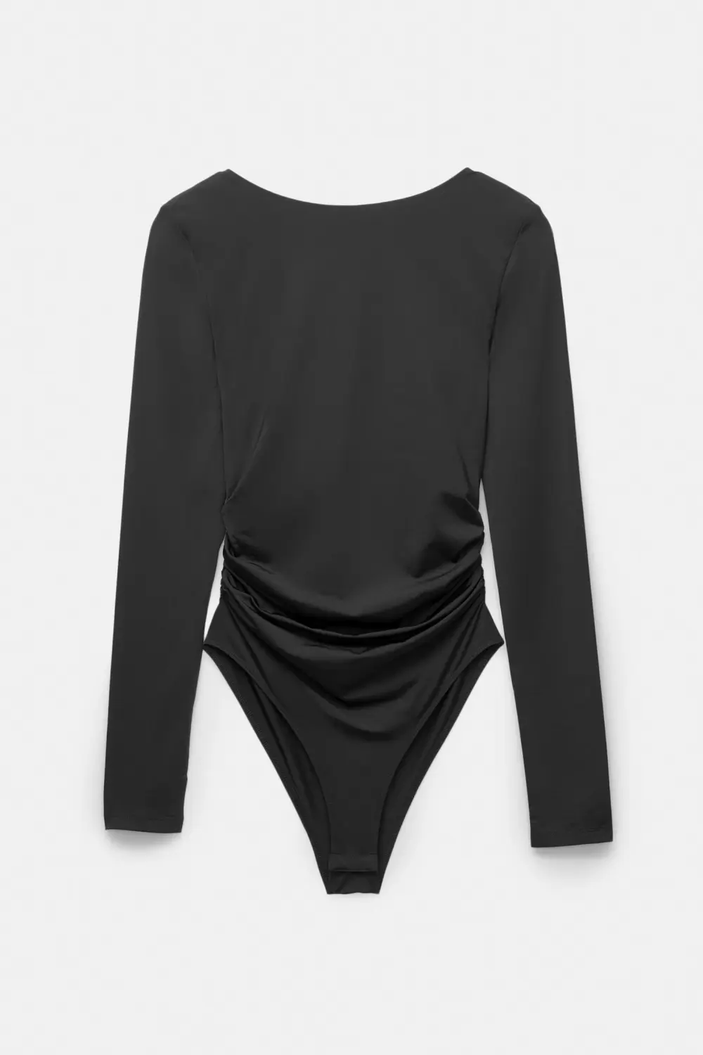 Open back polyamide bodysuit