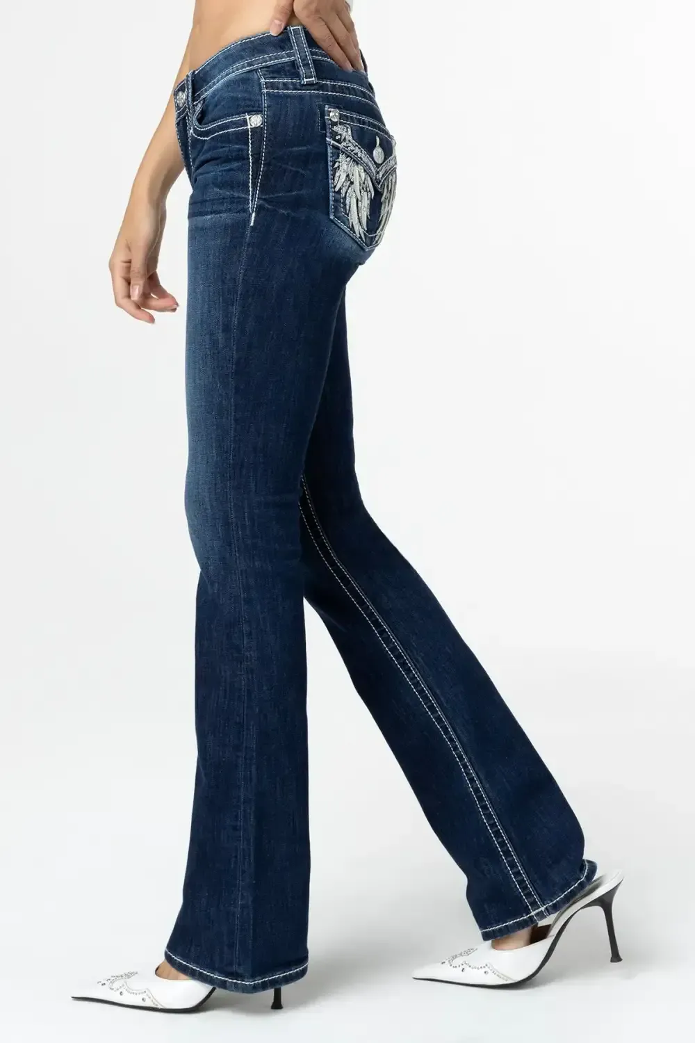 Ange Blanc Bootcut Jeans