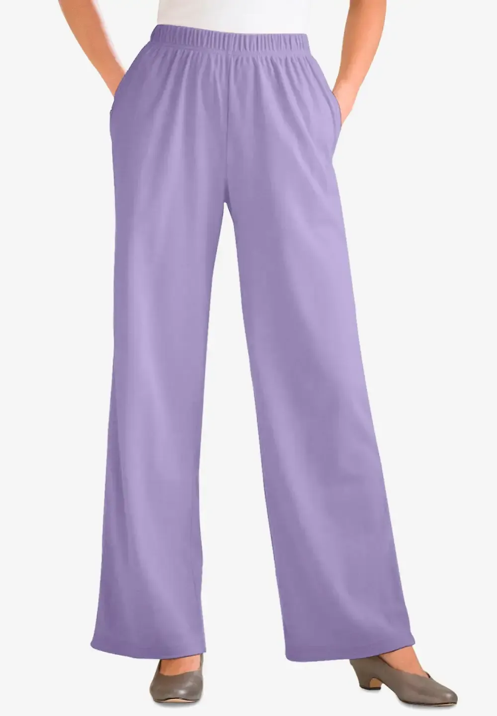 7-Day Knit Wide-Leg Pant