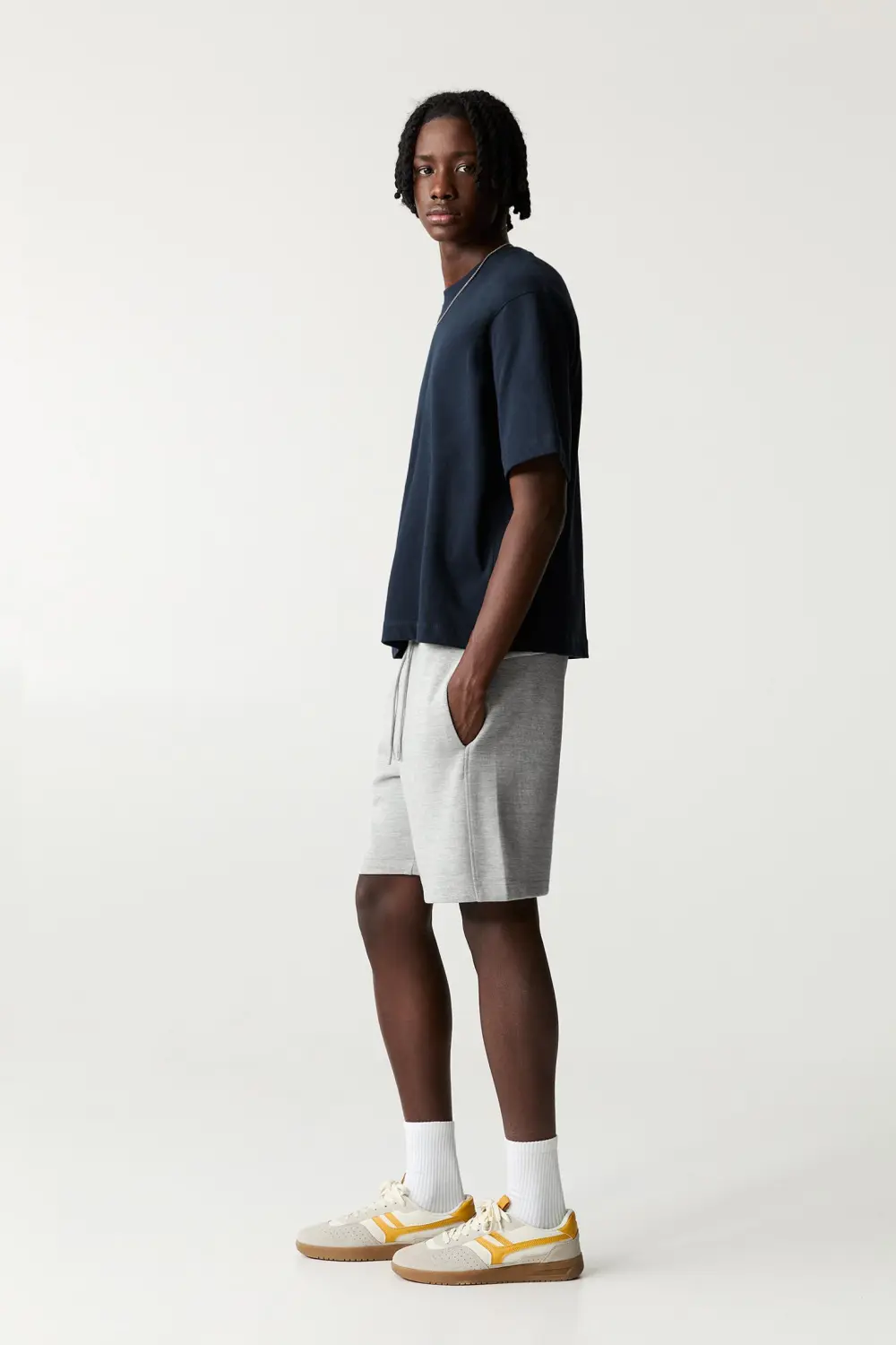 Piqué Bermuda sweatpant shorts
