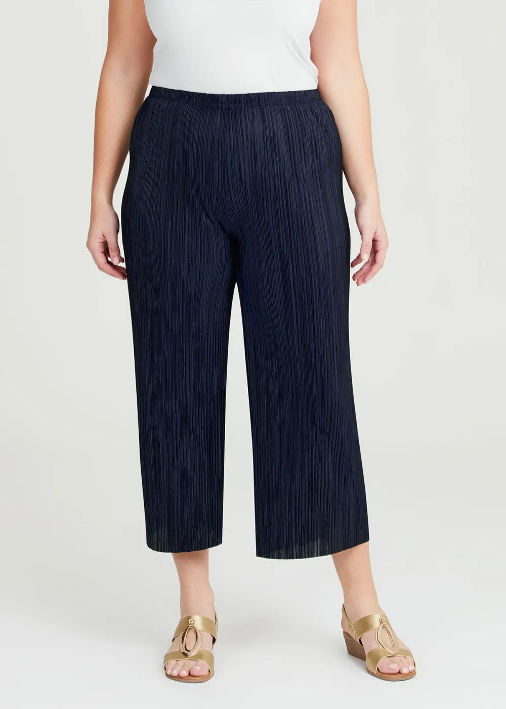 Pleat Culotte Pant