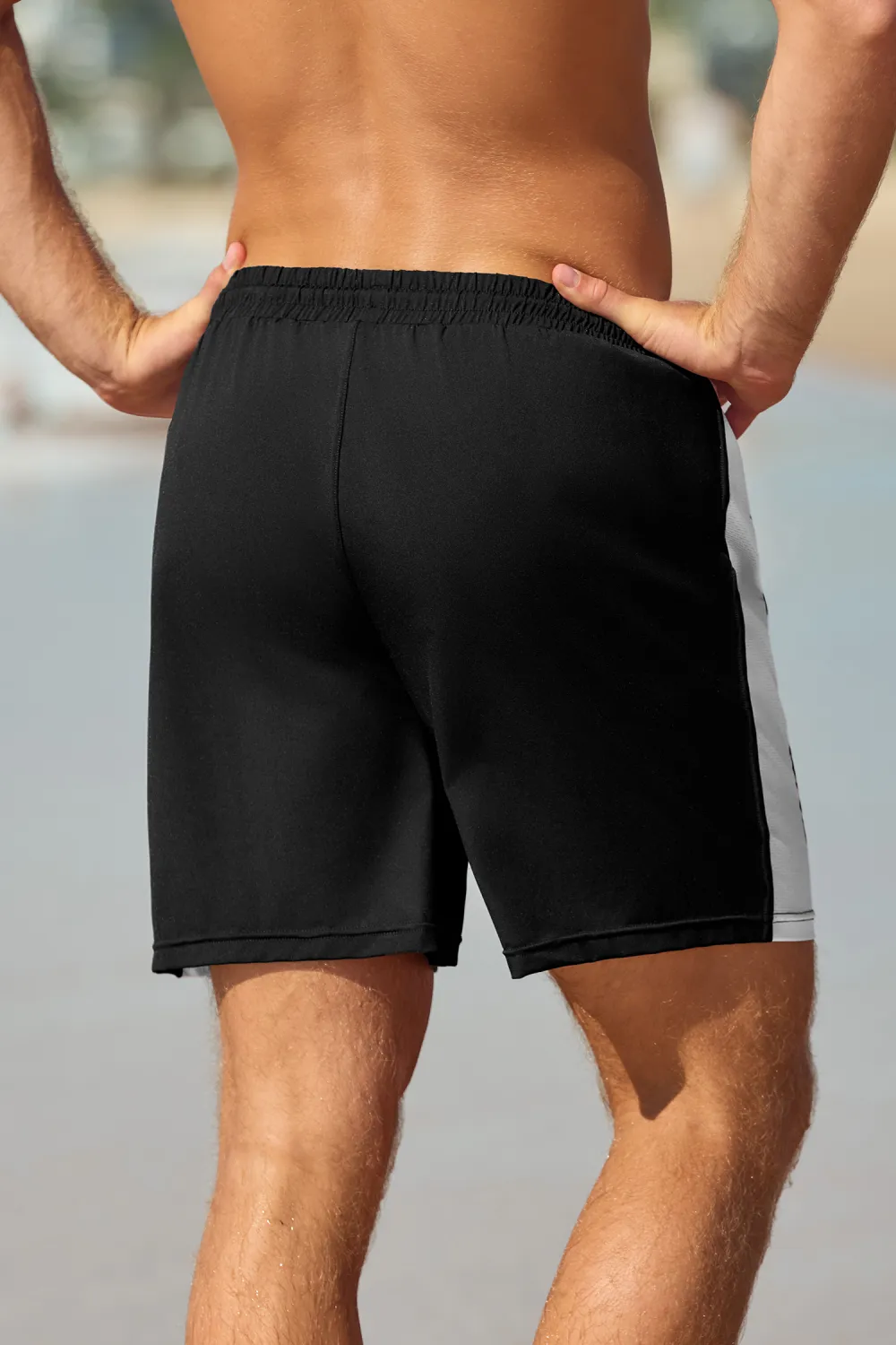 Game On Black & White Board Shorts