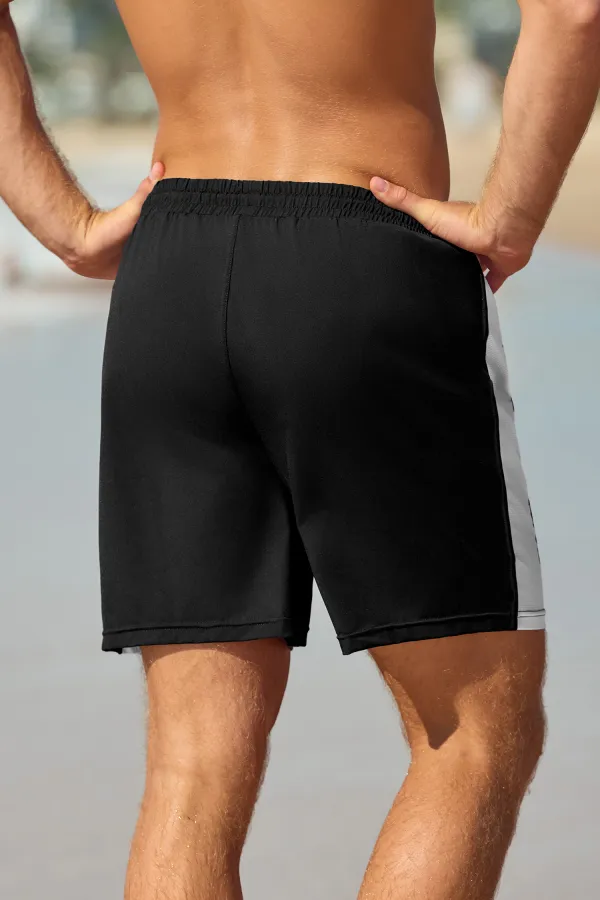 Game On Black & White Board Shorts