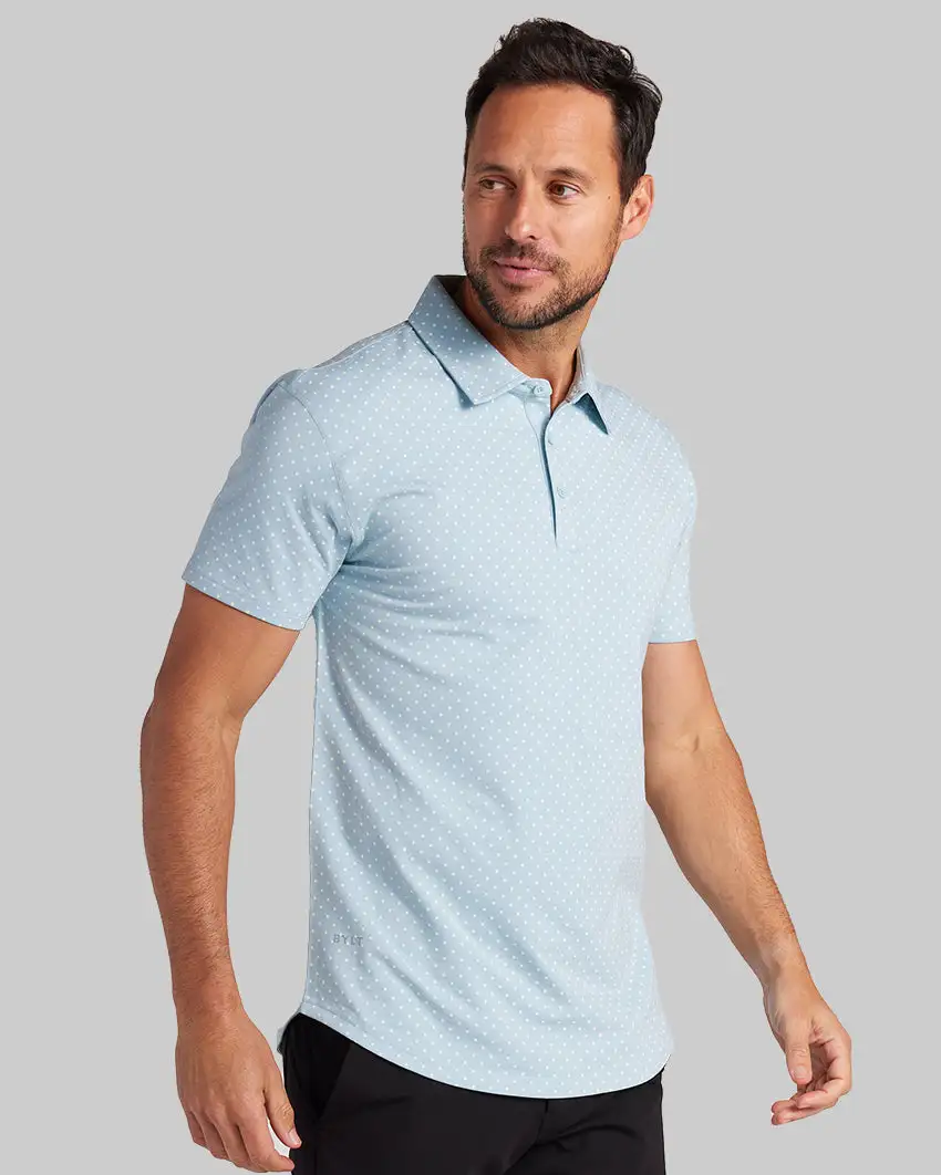 Drop-Cut: Lux Dotted Polo