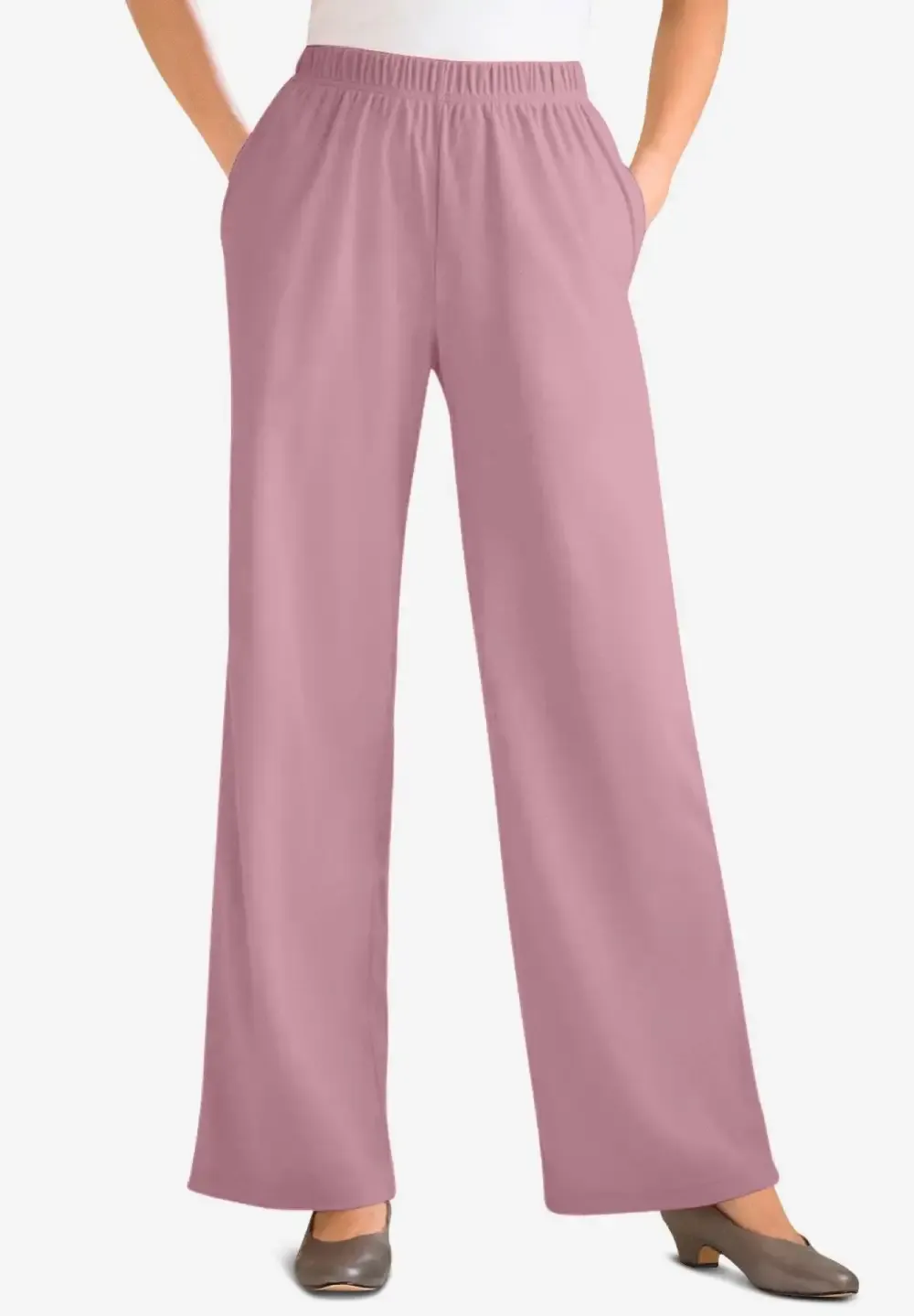 7-Day Knit Wide-Leg Pant