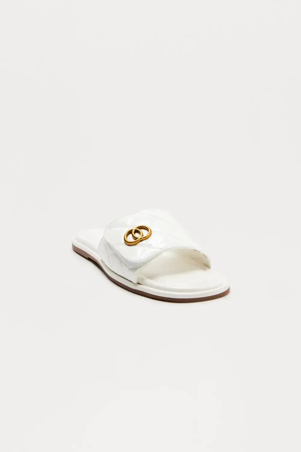 Tyra Flat Sandals - White