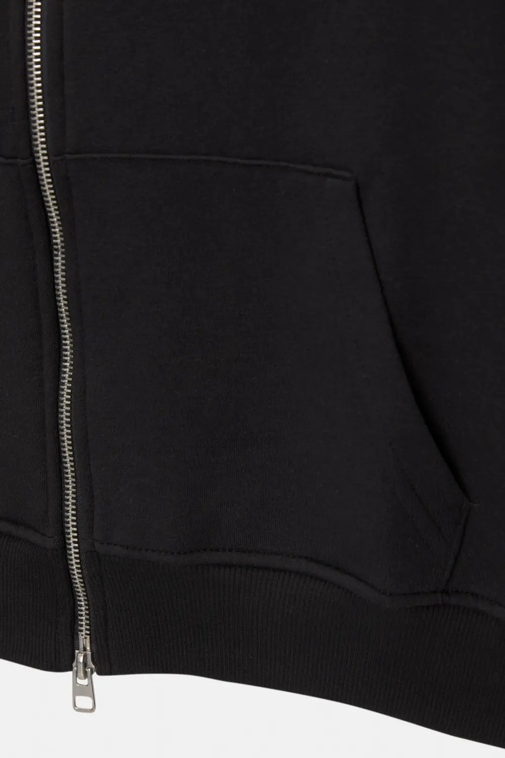 Sudadera oversize capucha cremallera