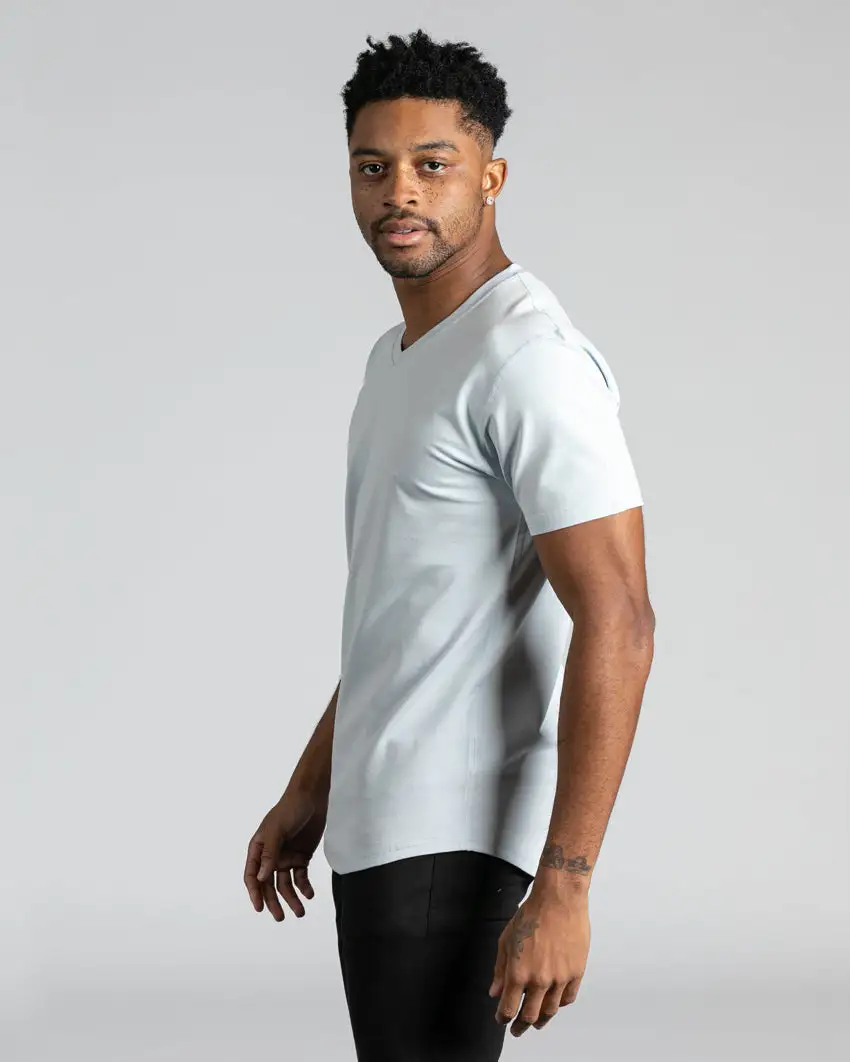 Drop-Cut V-Neck: Lux
