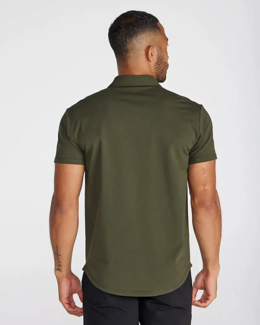 Lux Short Sleeve Button Down
