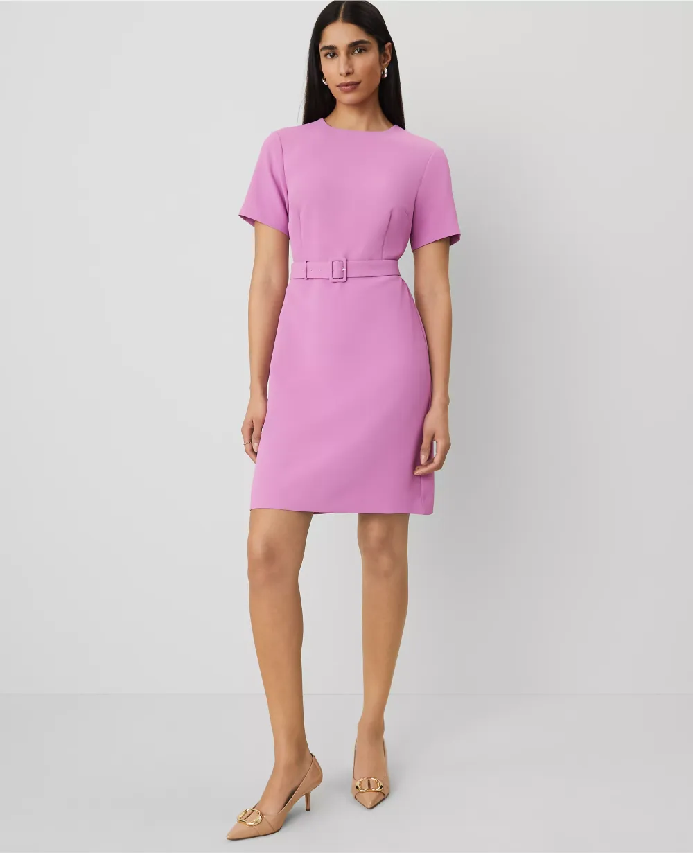 Belted Sheath Dress