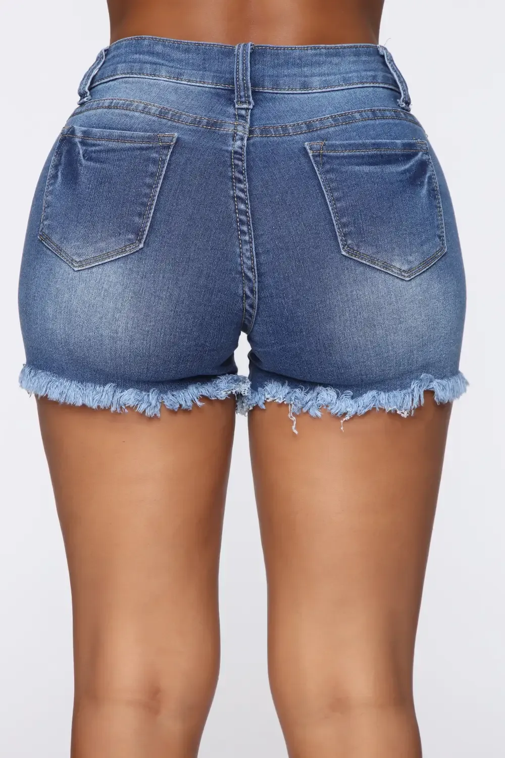 All My Lovin' Denim Shorts - Medium Blue Wash