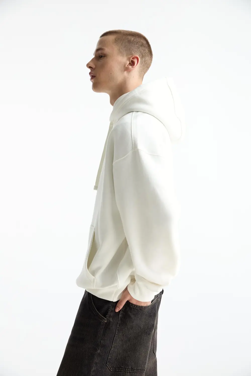 Sudadera básica capucha