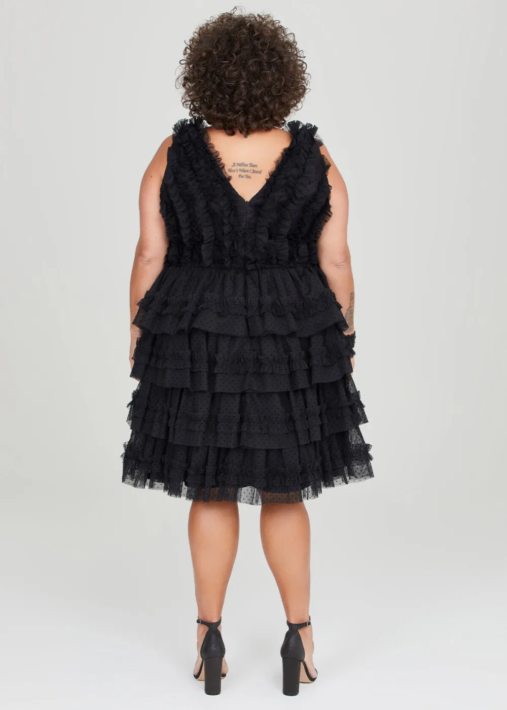 NYE Tulle Ruffle Party Dress