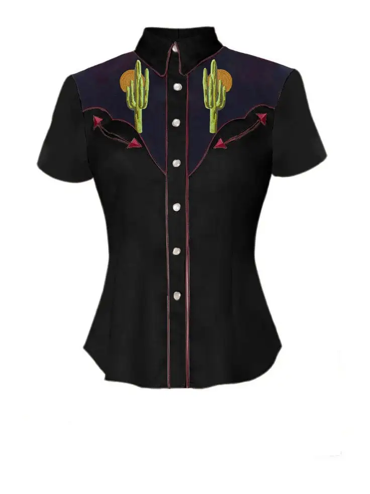 Women's Western Print Elements Shirt