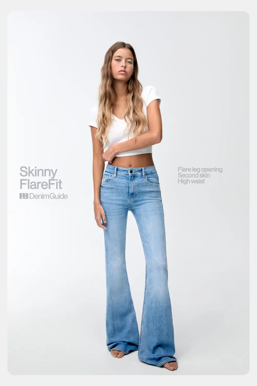 Jeans skinny flare